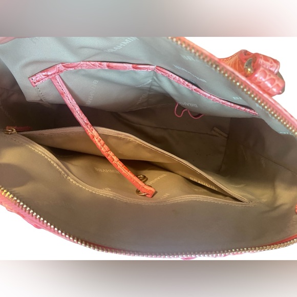 Brahmin Top Handle Satchel Bag with Removable Shoulder Strap - Picture 11 of 14